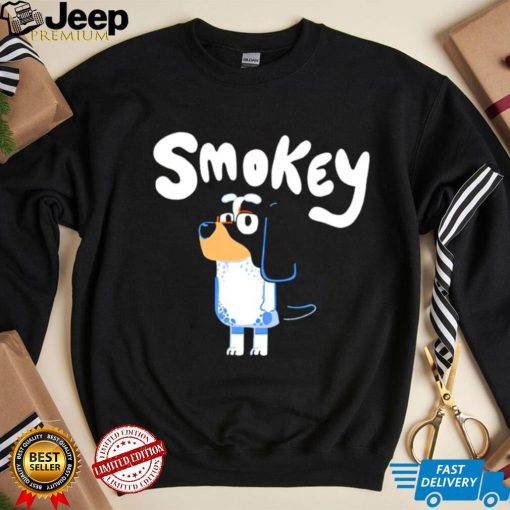 Bluey TV Smokey Dog cartoon shirt