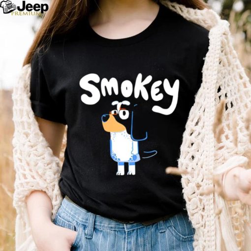 Bluey TV Smokey Dog cartoon shirt