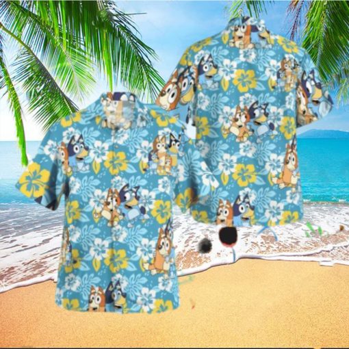 Bluey Tropical Hawaiian Shirt For Men And Women