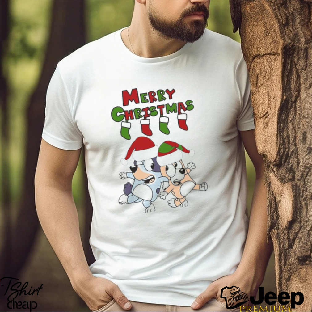Bluey Ugly Merry Christmas Shirt