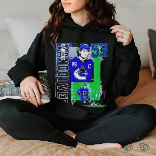 Bo Horvat Vancouver Canucks hockey number 53 graphic t shirt