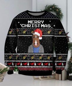 Bo Jack Horseman Cartoon Knitted Ugly Xmas Sweater