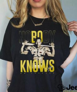 Bo Jackson nobody knows signature baseball shirt