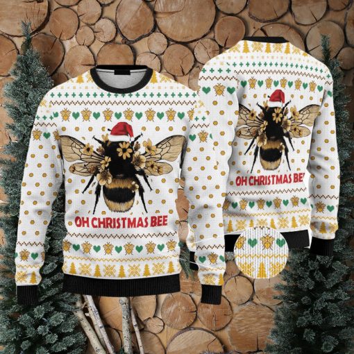 Hobby Oh Christmas Bee Bee Ugly Christmas 3D Sweater AOP