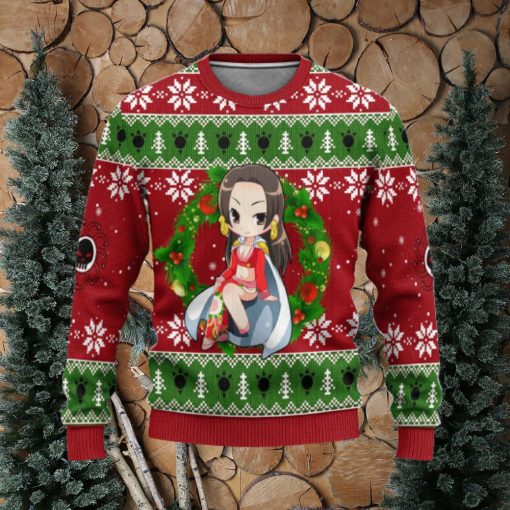 Boa Hancock One Piece Anime Xmas Women Mens Ugly Christmas Sweater