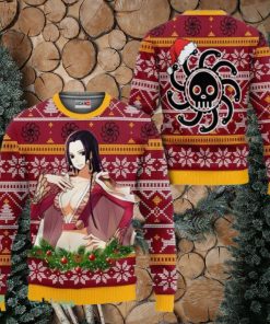 Boa Hancock Ugly Christmas Pull Et Custom One Piece Anime Oxmas Cadeaux