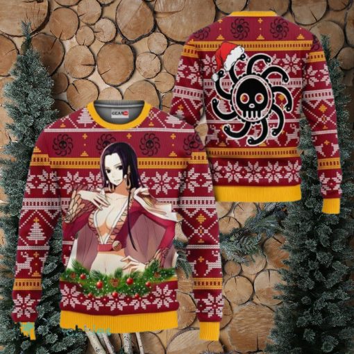 Boa Hancock Ugly Christmas Pull Et Custom One Piece Anime Oxmas Cadeaux