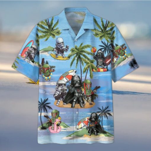 Boba Fett Cartoon Summertime Hawaiian Shirt