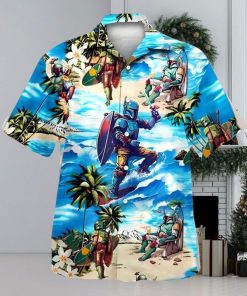 Boba Fett Star Wars Surfing Hawaiian Shirt