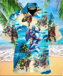 Boba Fett Star Wars Surfing – Hawaiian Shirt For Men, Women, Kids