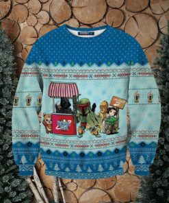 Boba Fett Star Wars Ugly Christmas All Over Printed 3D Sweater