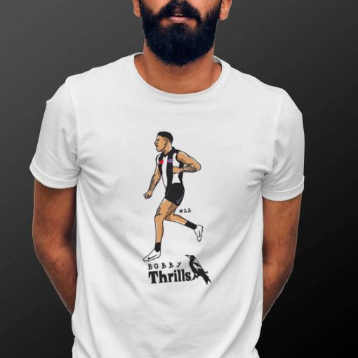 Bobby Hill Bobby Thrills Collingwood football club T shirt