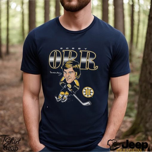 Bobby Orr Boston Bruins Fanatics Branded Player Caricature T Shirt