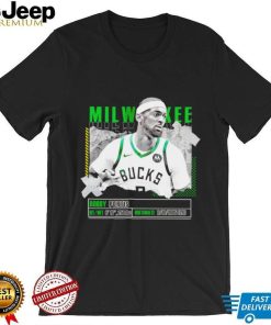 Bobby Portis Milwaukee Bucks basketball player pose paper gift shirt