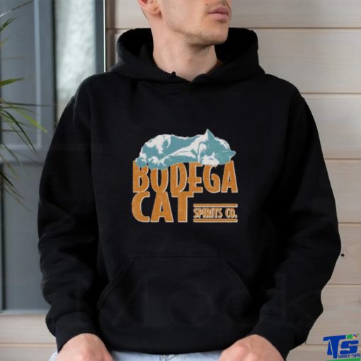 Bodega Cat spirits Co. shirt