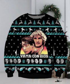 Bodhi And Johnny Utah Point Break Vaya Con Dios Knitted Ugly Xmas Sweater