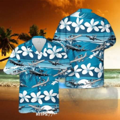 Boeing E 3 Sentry Hawaiian Shirt