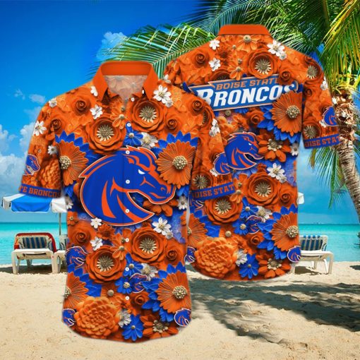 Boise State Broncos NCAA Hawaiian Shirt Trending For This Summer Customize Shirt Any Team