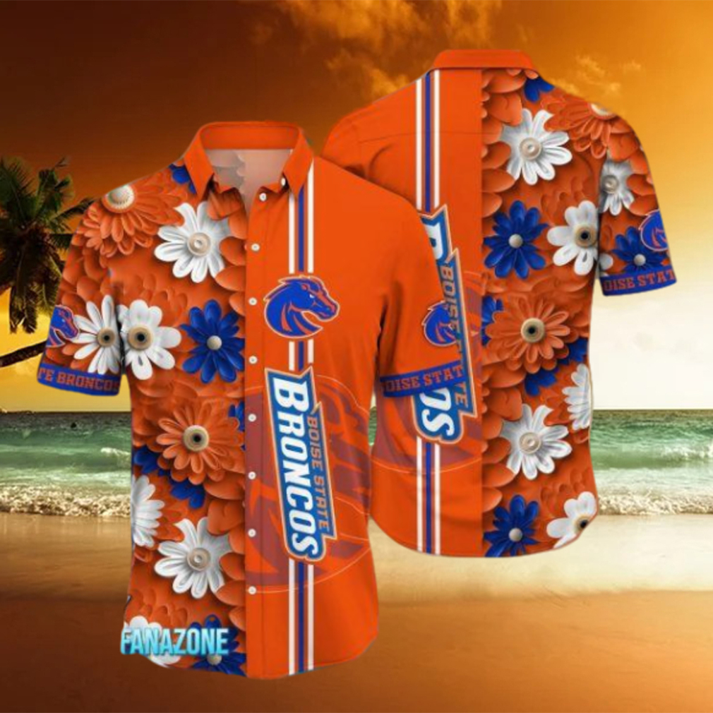 Boise State Broncos NCAA1 Flower Hawaii Shirt For Fans