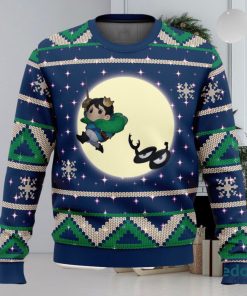 Bojji and Kage Full Moon Ranking of Kings Ugly Christmas Sweater Unisex 3D Christmas Sweater Gift