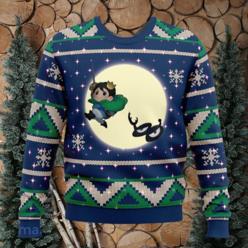 Bojji and Kage Full Moon Ranking of Kings Xmas Ugly Christmas Sweater Christmas Gift For Men And Women