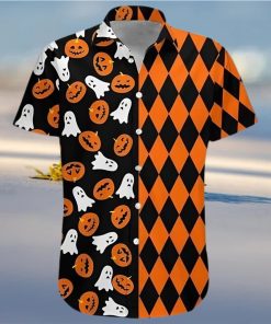 Boo And Pumpkin Cute Gift For Halloween Hawaiian Shirt