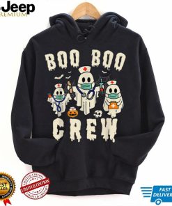 Boo Boo Crew Ghost Halloween Paramedic Nurse RN ER NICU LPN T Shirt