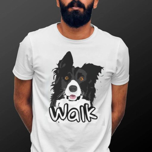 Border Collie Walk Christmas shirt