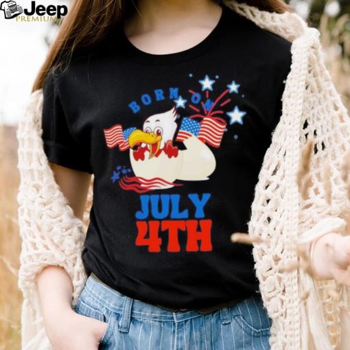 Born on July 4th USA bald shirt