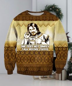 Boromir Lord Of The Rings I Love Gondor Knitted Ugly Xmas Sweater