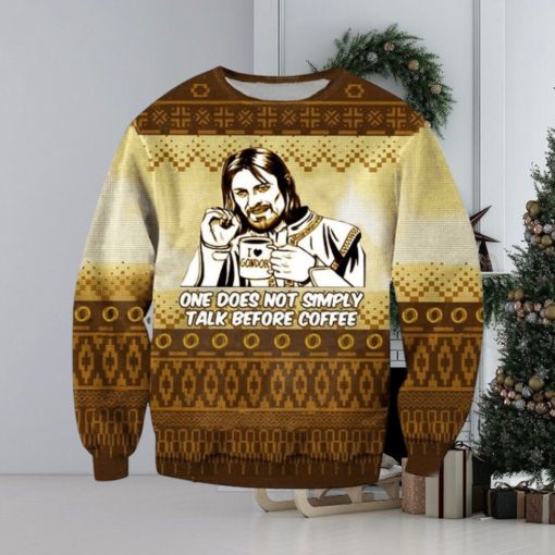 Boromir Lord Of The Rings I Love Gondor Knitted Ugly Xmas Sweater