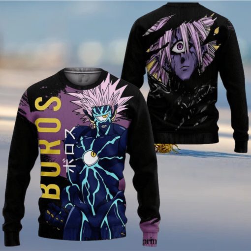 Boros One Punch Man Manga Anime Knitted Ugly Xmas Sweater