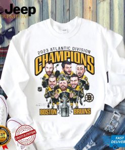 Boston Bruins 2022 2023 Atlantic Division Champions Caricatures Shirt