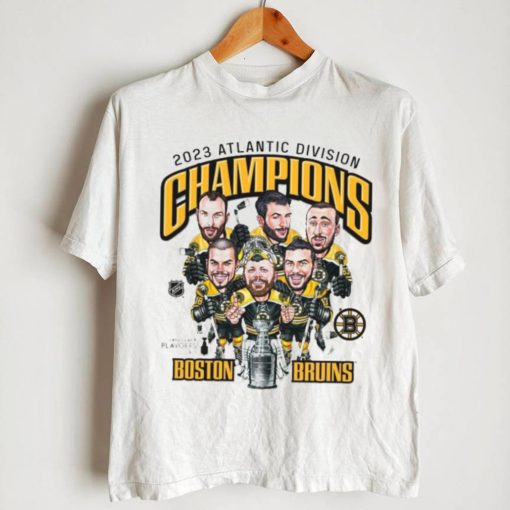 Boston Bruins 2022 2023 Atlantic Division Champions Caricatures Shirt