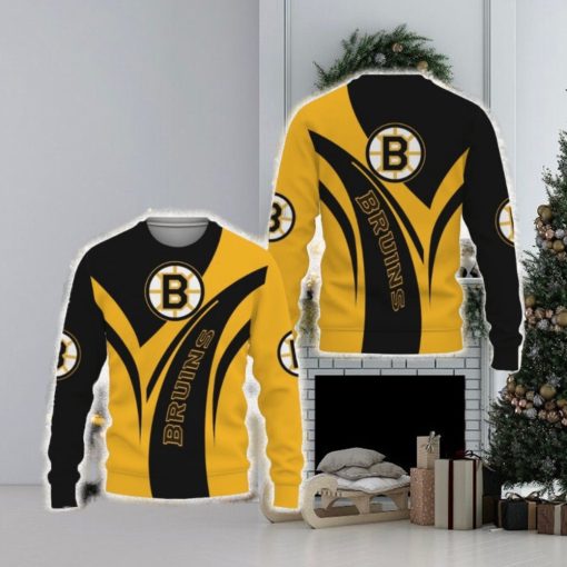 Boston Bruins American Football Champion Day 3D Sweater Christmas For Fan Gift