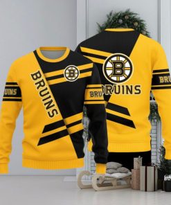Boston Bruins Basic Pattern New Style Knitted Sweater