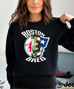 Boston Bruins Celtics Red Sox New England Patriots Boston Bred shirt