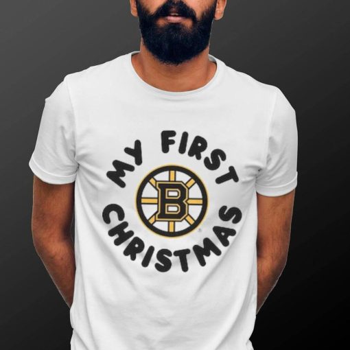 Boston Bruins Chad & Jake Newborn & Infant First Christmas Shirt