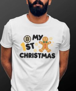 Boston Bruins Chad & Jake Newborn & Infant Gingerbread Christmas Shirt