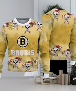 Boston Bruins Christmas Skull Hot Trending Ugly Sweater For Fans