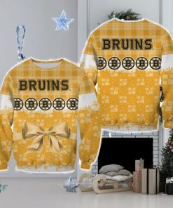 Boston Bruins Christmas Snowman Celebrate Sweater Best For Men And Women Gift