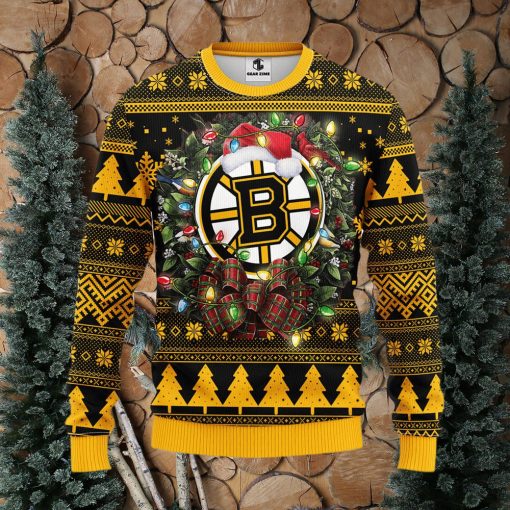 Boston Bruins Christmas Ugly Sweater