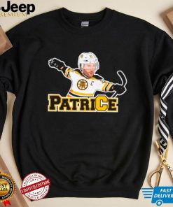 Boston Bruins Patrice Bergeron hockey cartoon shirt