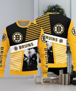 Boston Bruins Skull Pattern Knitted Sweater For Christmas