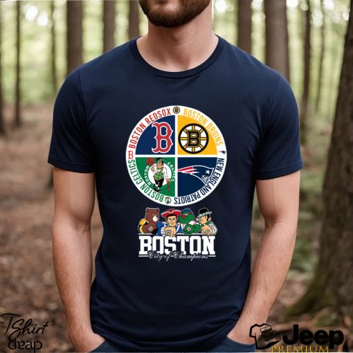 Boston Celtics Boston Red Sox Boston Bruins New England Patriots Boston City Champions Shirt