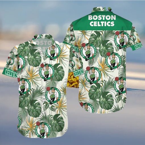 Boston Celtics Tropical Hawaiian Shirt