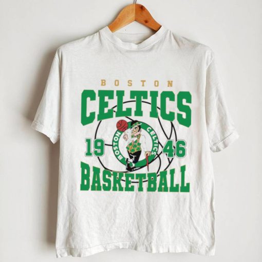 Boston Celtics basketball NBA est 1946 logo retro shirt