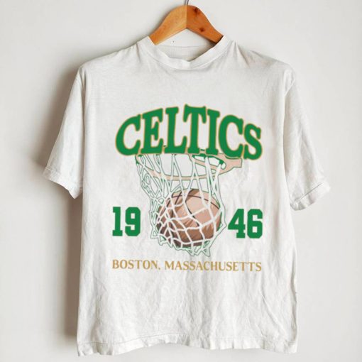 Boston Celtics basketball est 1946 Massachusetts logo shirt