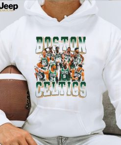 Boston Celtics legends players graphic shirt