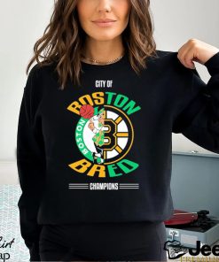 Boston Celtics vs Boston Bruins City of Boston Bred Champions 2023 shirt